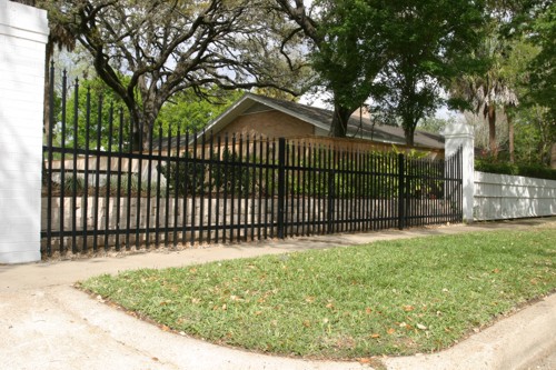 Custom Iron Yard Fence